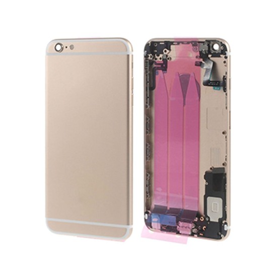 Tapa Trasera+Frame+Flex Apple iPhone 6 Plus Dorado